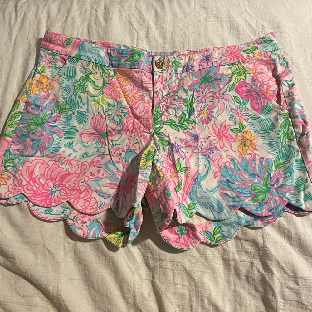 Lily Pulitzer buttercup knit shorts-14